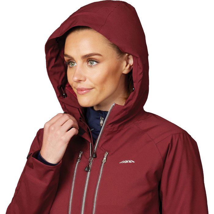 2022 Weatherbeeta Womens Tania Waterproof Jacket 100058 - Burgundy